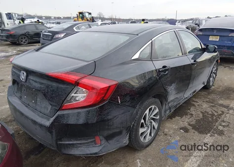 2016 Honda Civic Ex from USA, damaged, VIN 2HGFC2F71GH510513